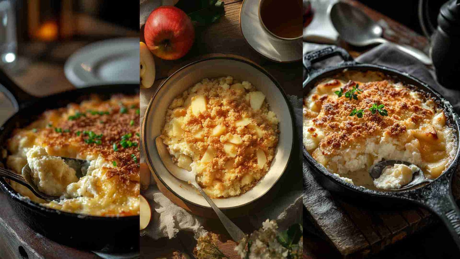 Cottage Cheese and Apple Crumble