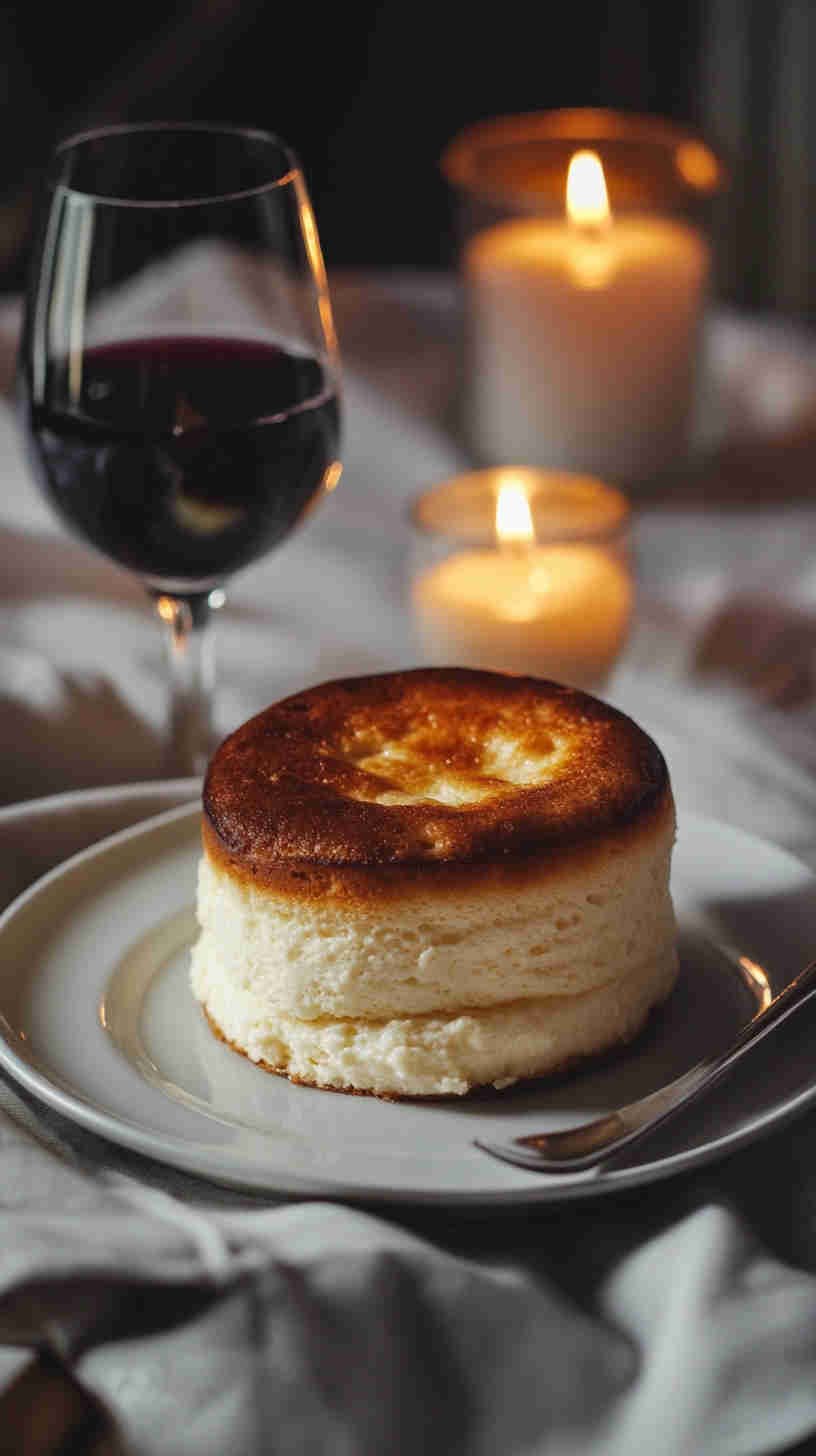 Vanilla Cottage Cheese Soufflé