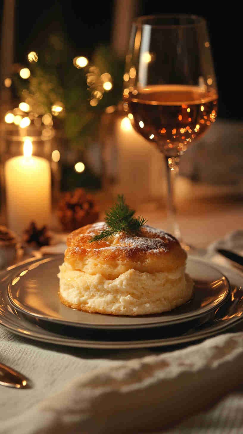 Vanilla Cottage Cheese Soufflé