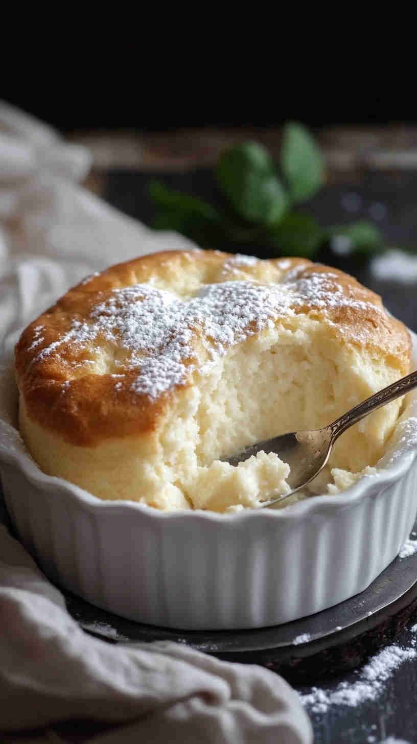 Vanilla Cottage Cheese Soufflé