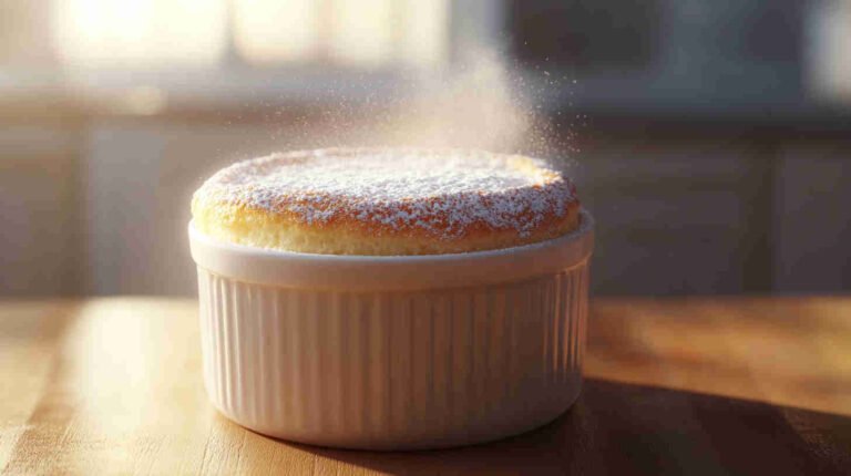 Vanilla Cottage Cheese Soufflé