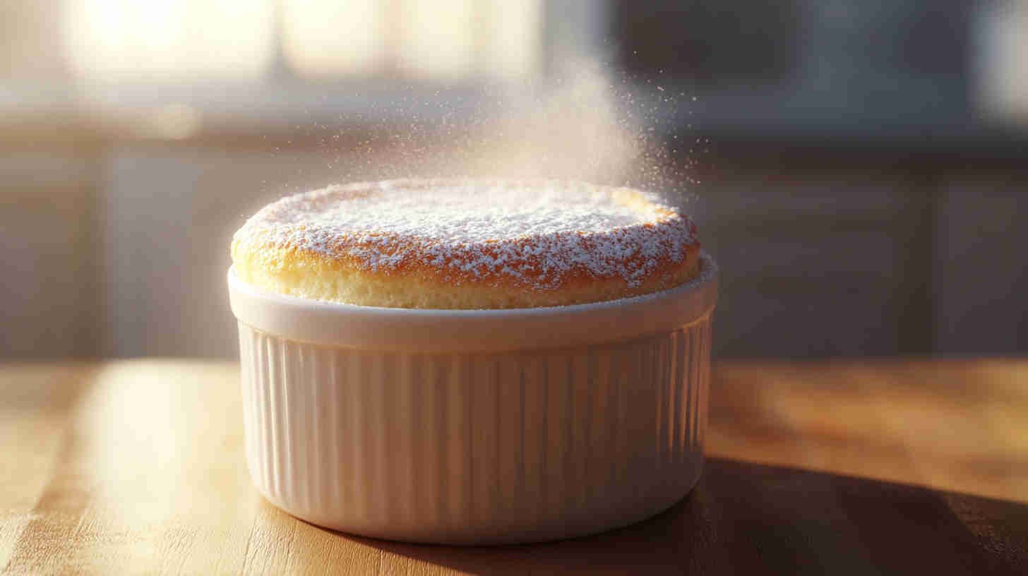 Vanilla Cottage Cheese Soufflé