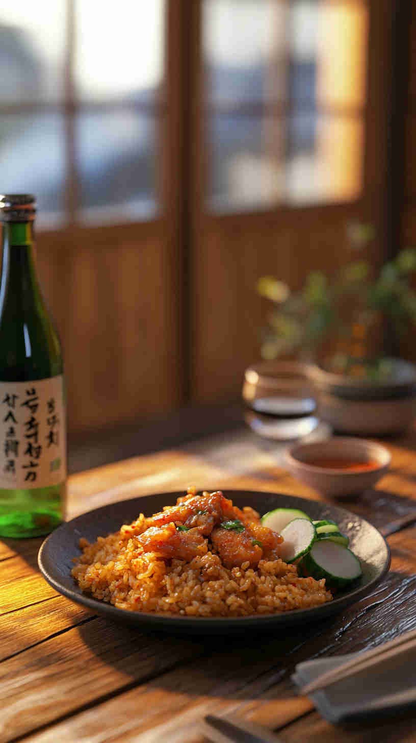 Vegetarian Lotus Root and Tofu Fried Rice
