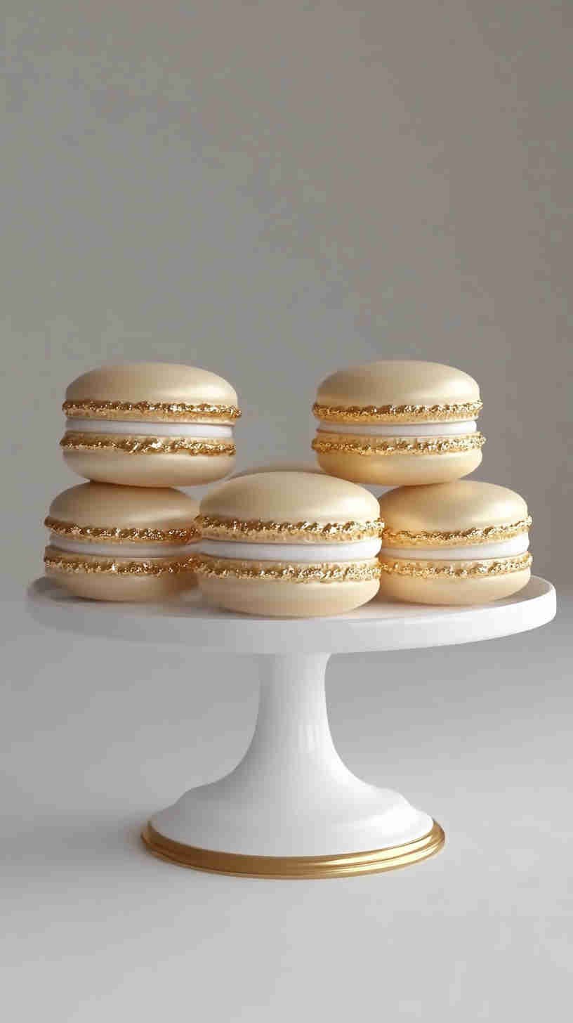 Wedding Cake Macarons