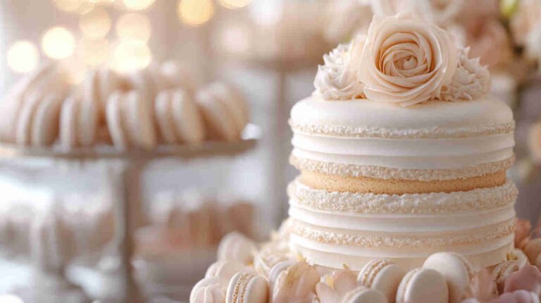Wedding Cake Macarons