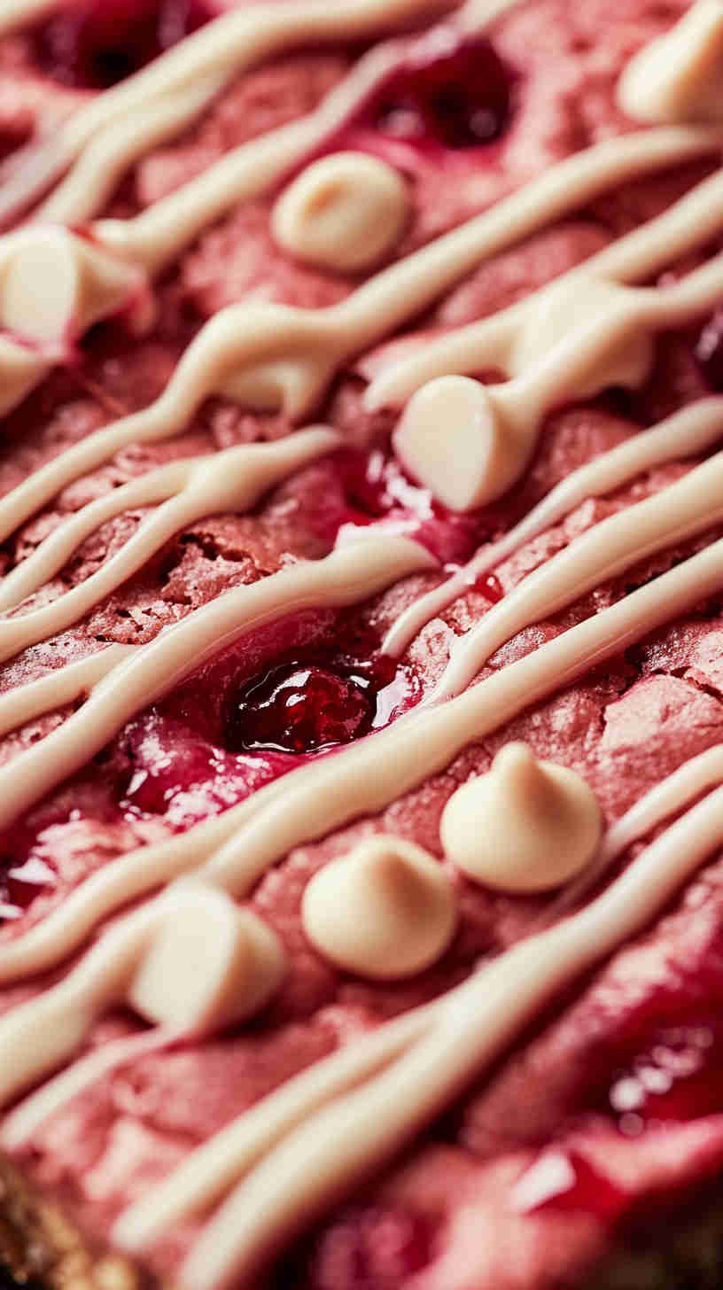 White Chocolate Raspberry Blondies