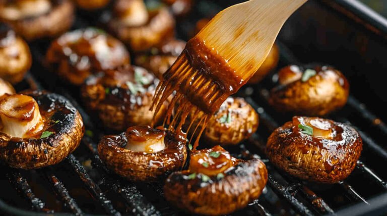 Air Fryer BBQ Mushrooms Recipe