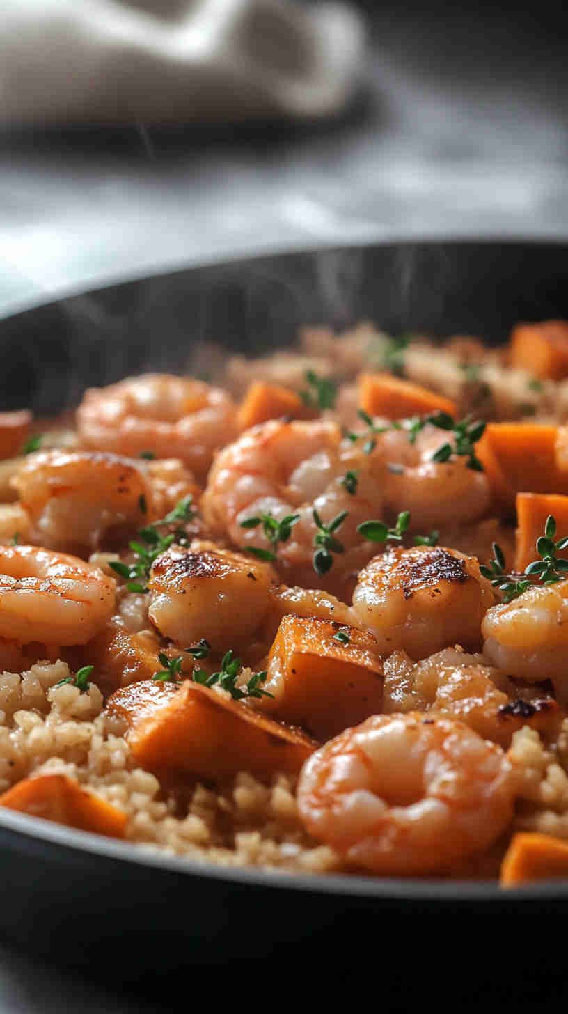 Coconut Curry Shrimp with Cauliflower Rice