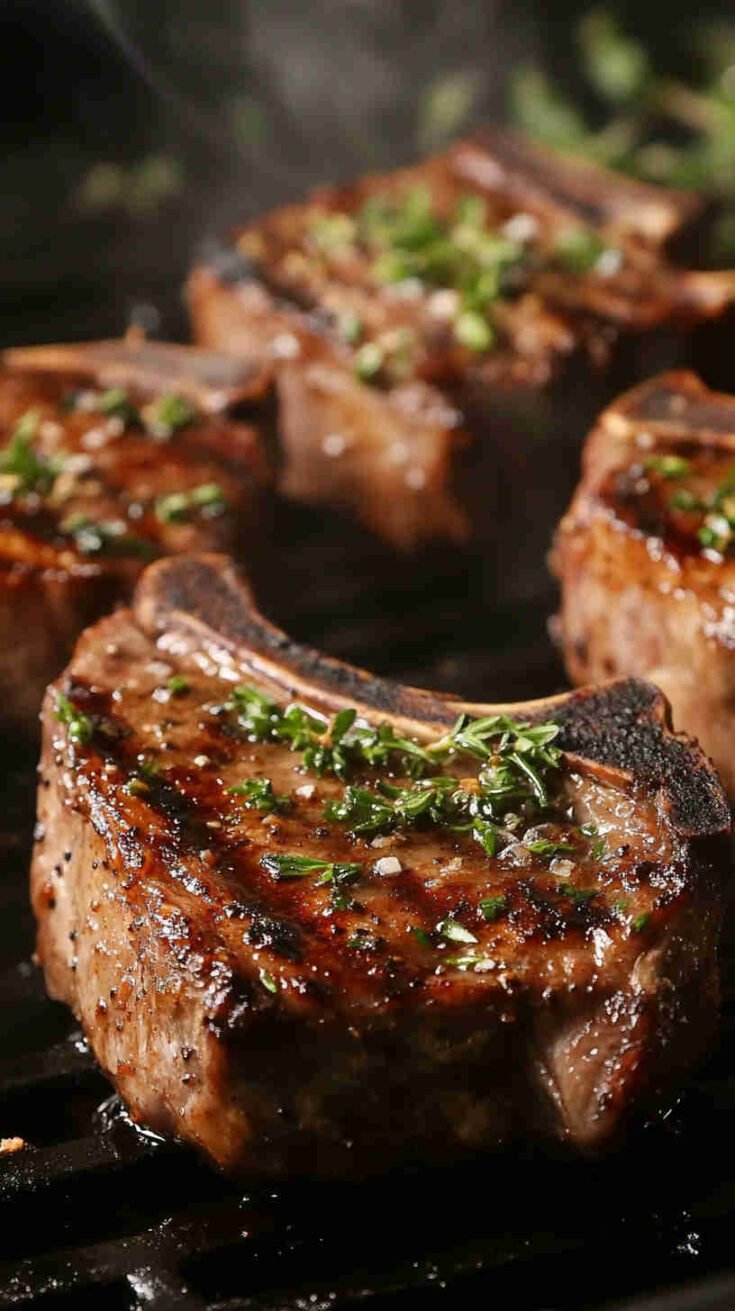 Italian Festive Grilled Lamb Chops Recipe