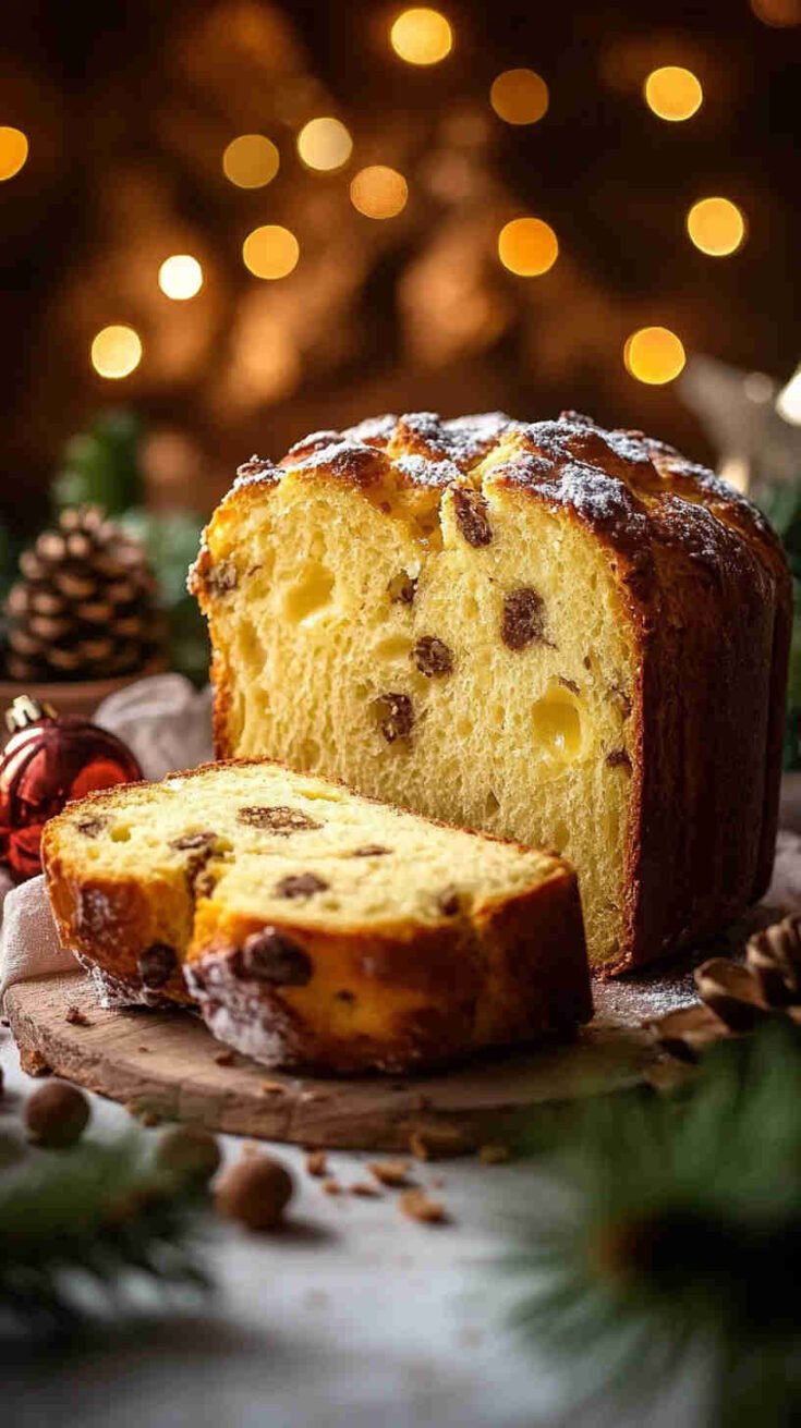 Italian Festive Panettone Bread Recipe