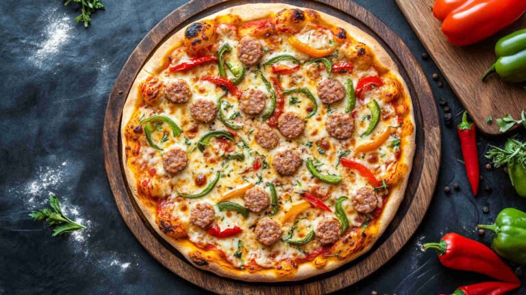 Italian Sausage and Peppers Pizza Recipe