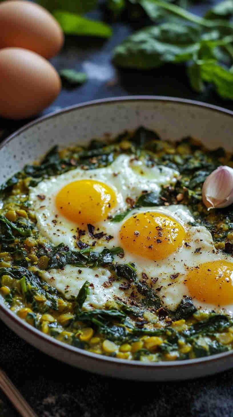 Muscle-Gaining Egg White Scramble with Spinach