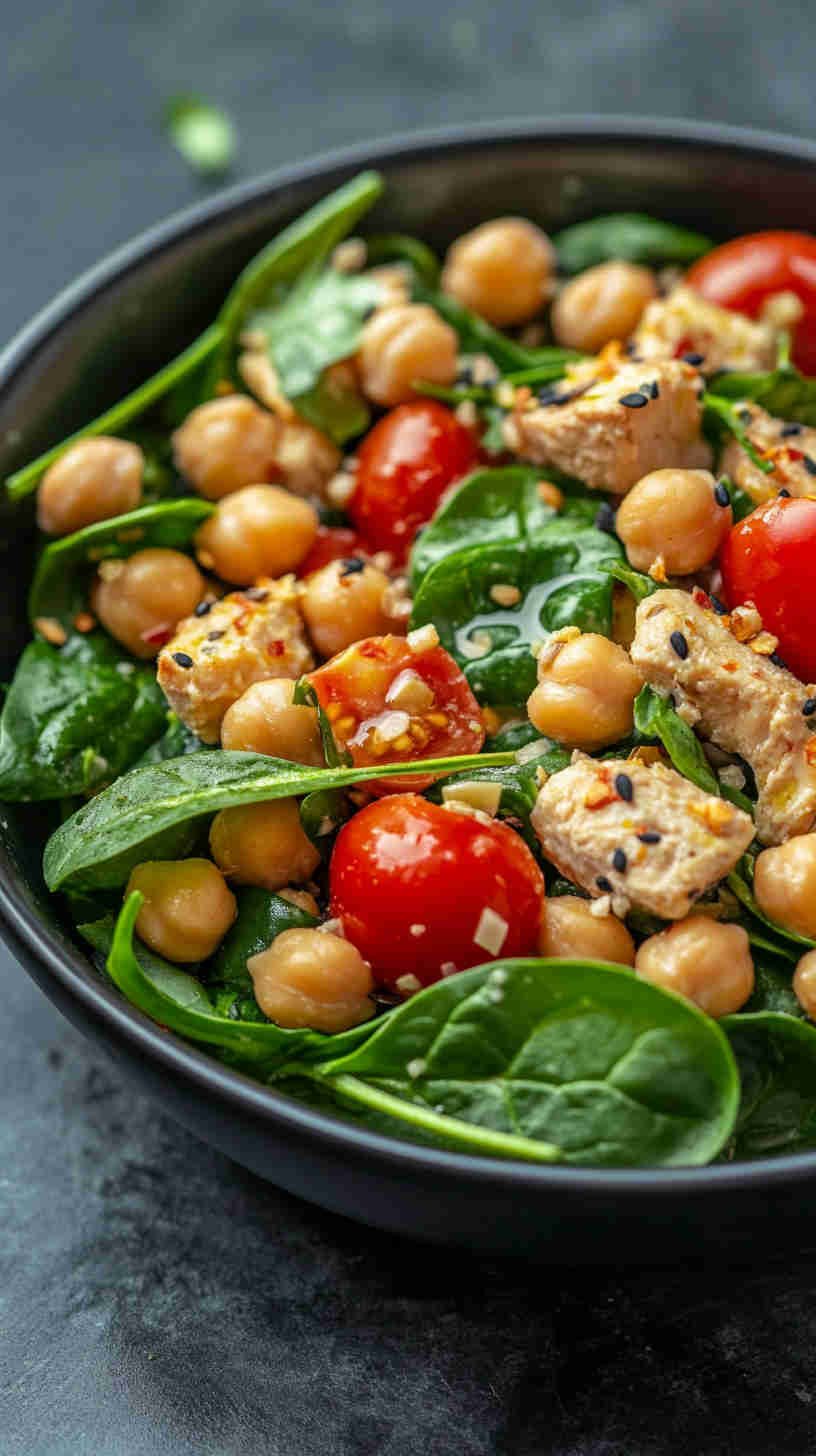 Plant-Based Protein Bowl for Calisthenics