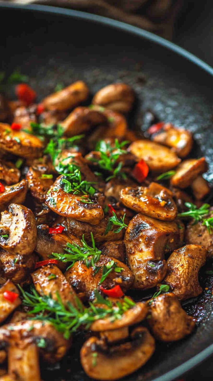 South African Peri-Peri Mushroom Skillet Recipe
