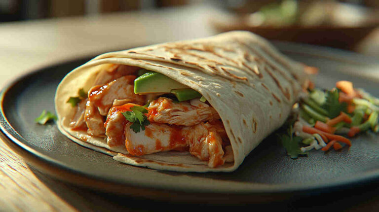 Sweet & Spicy Chicken Sriracha Wrap Recipe