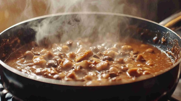 Ugandan Groundnut Mushroom Sauce Recipe