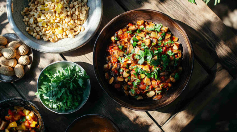 Zimbabwean Peanut Mushroom Relish Recipe