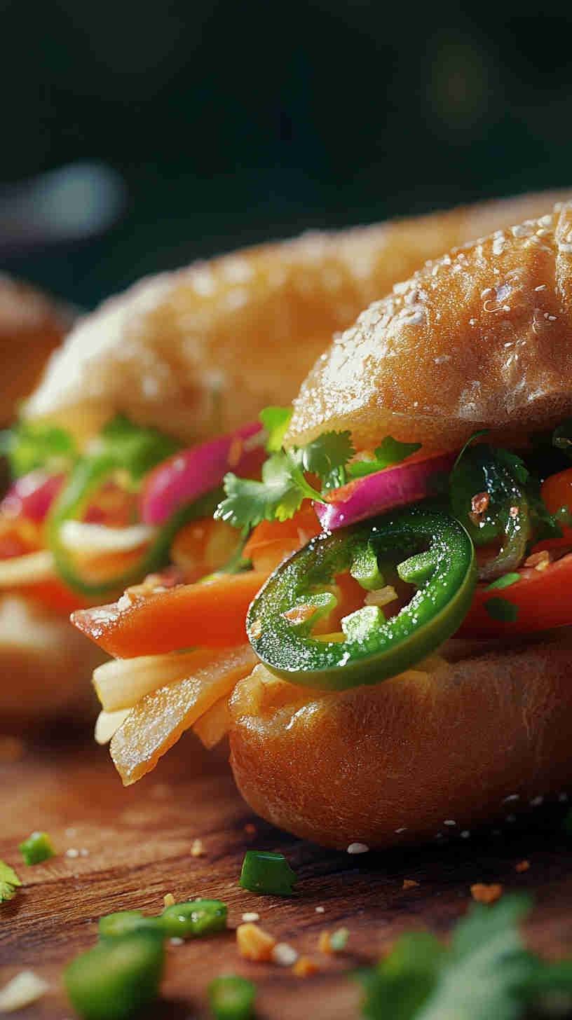 Banh Mi with Pickled Vegetables