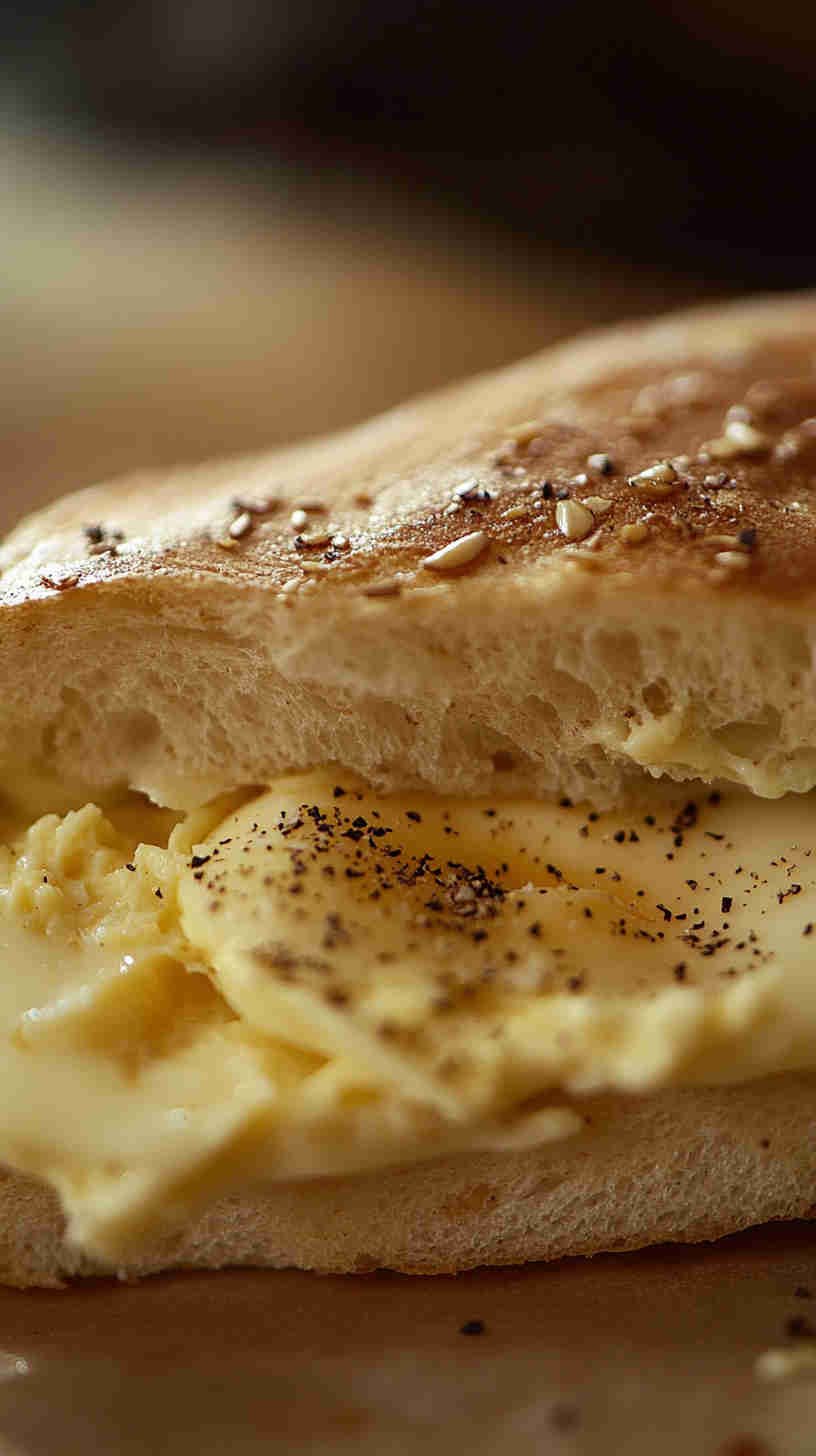 Egg Salad Sandwich with Dill Pickles