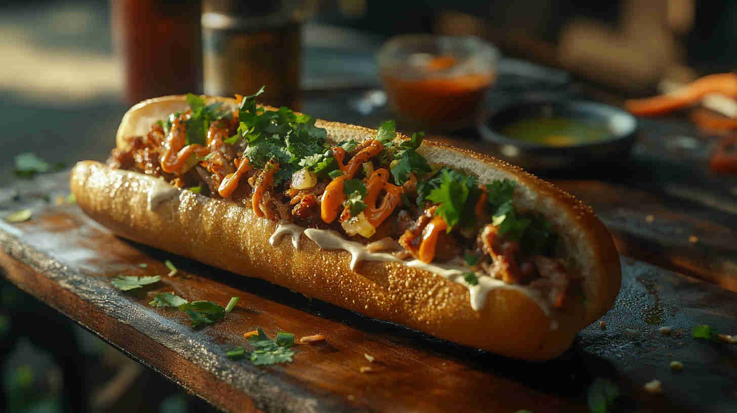 Banh Mi with Pickled Vegetables