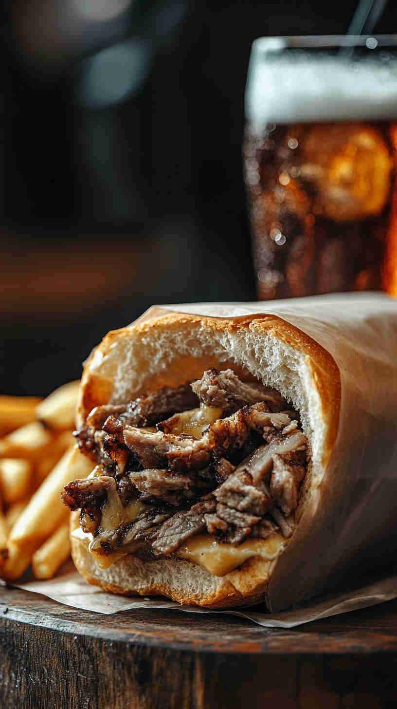 Philly Cheesesteak Sandwich