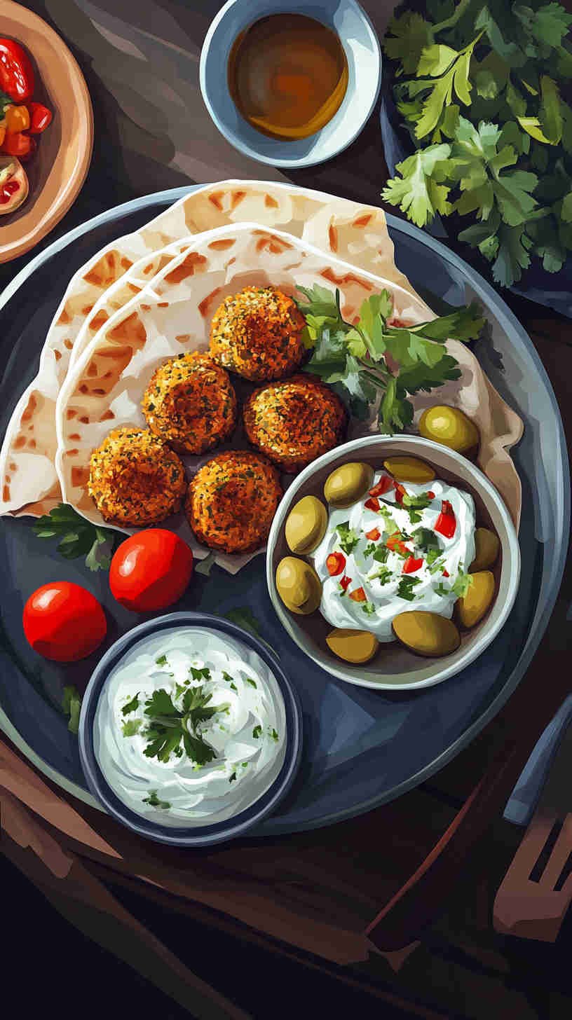 Mediterranean Falafel Pita