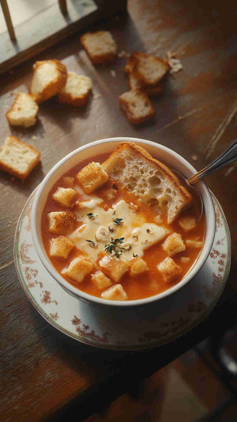 Grilled Cheese & Tomato Soup Sandwich