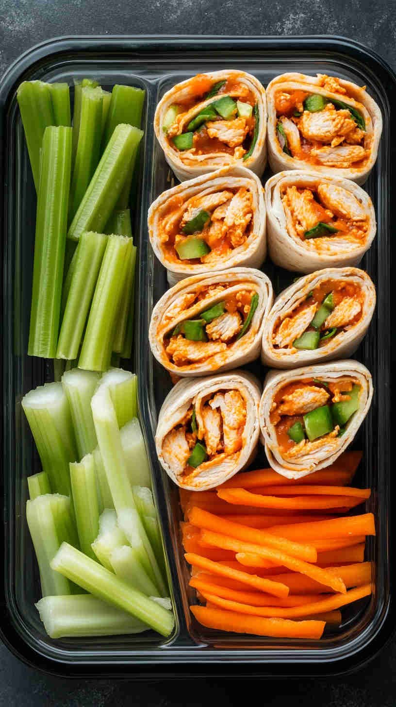 Buffalo Chicken Wrap with Blue Cheese