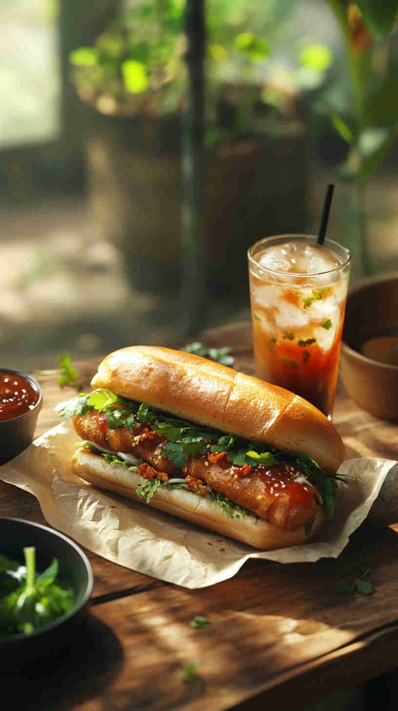Banh Mi with Pickled Vegetables