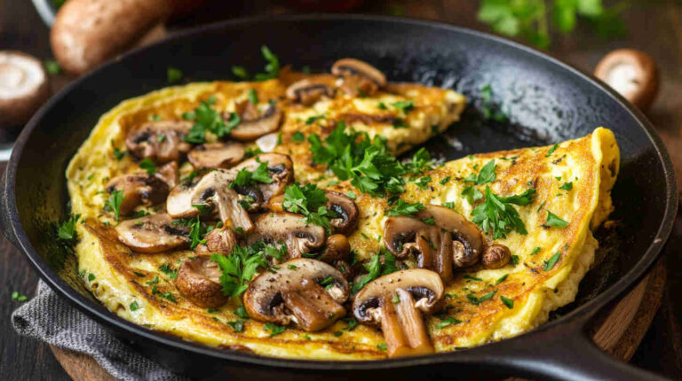 Affordable Mushroom Omelette Recipe