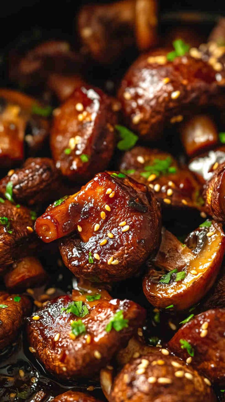 Air Fryer Teriyaki Mushrooms Recipe