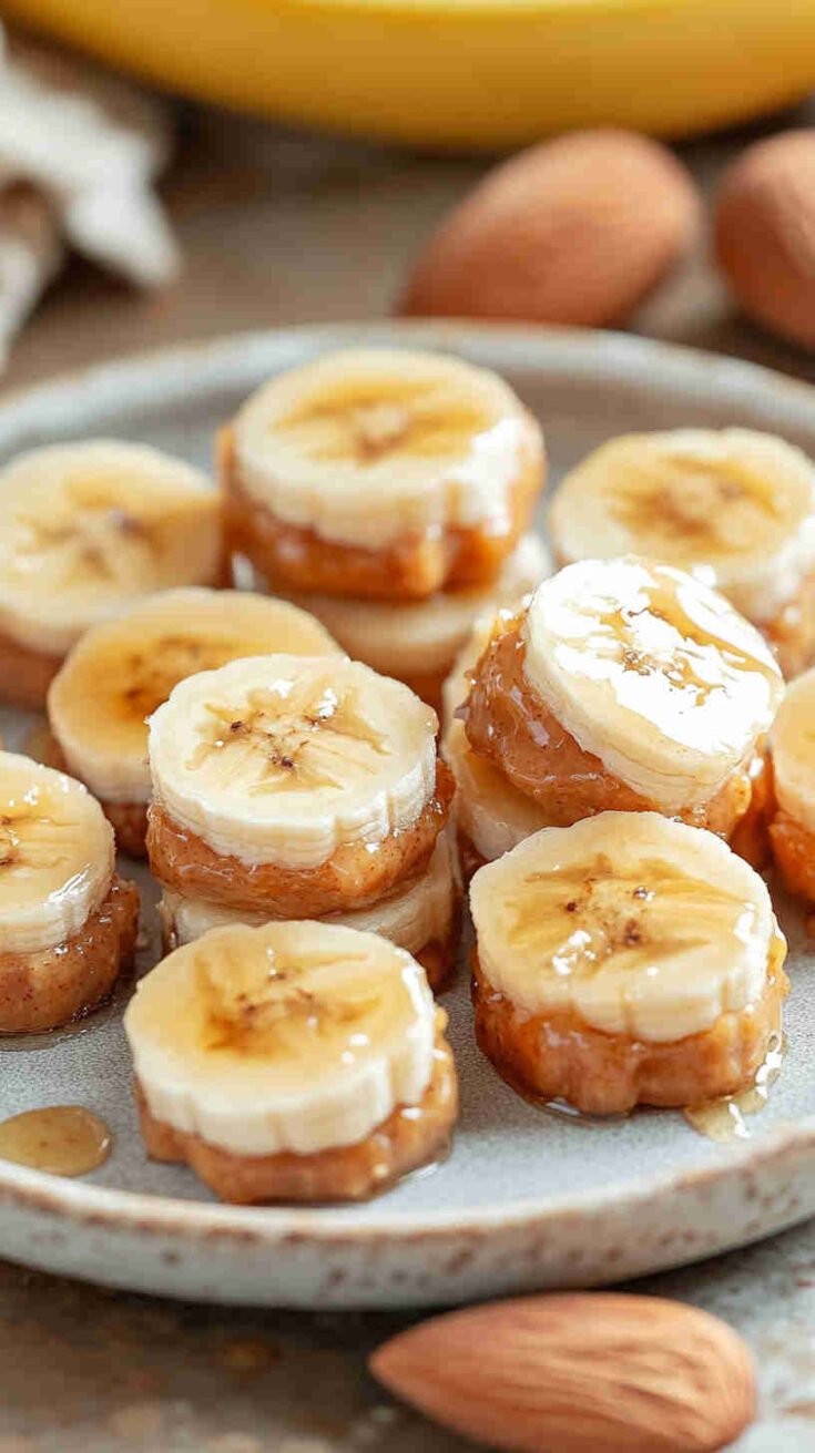 Almond Butter Banana Bites Recipe
