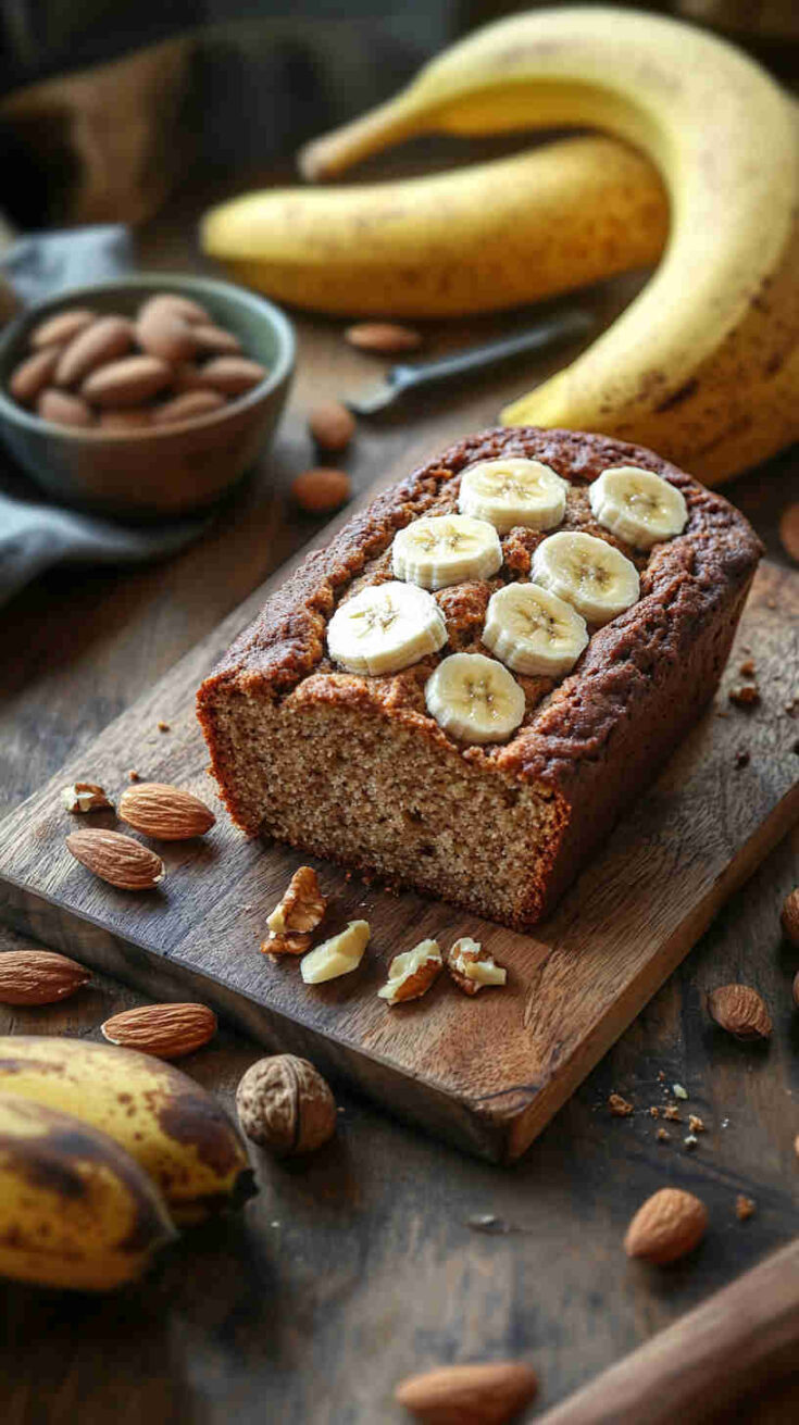 Almond Flour Banana Bread Recipe