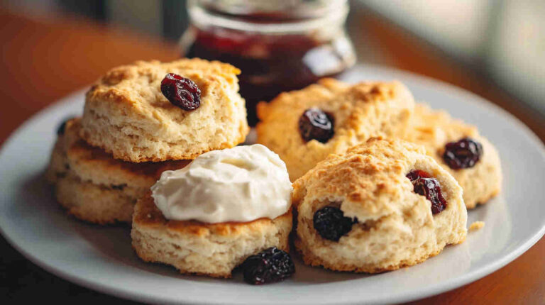 Ancient Grain Scones with Dried Cherries Recipe