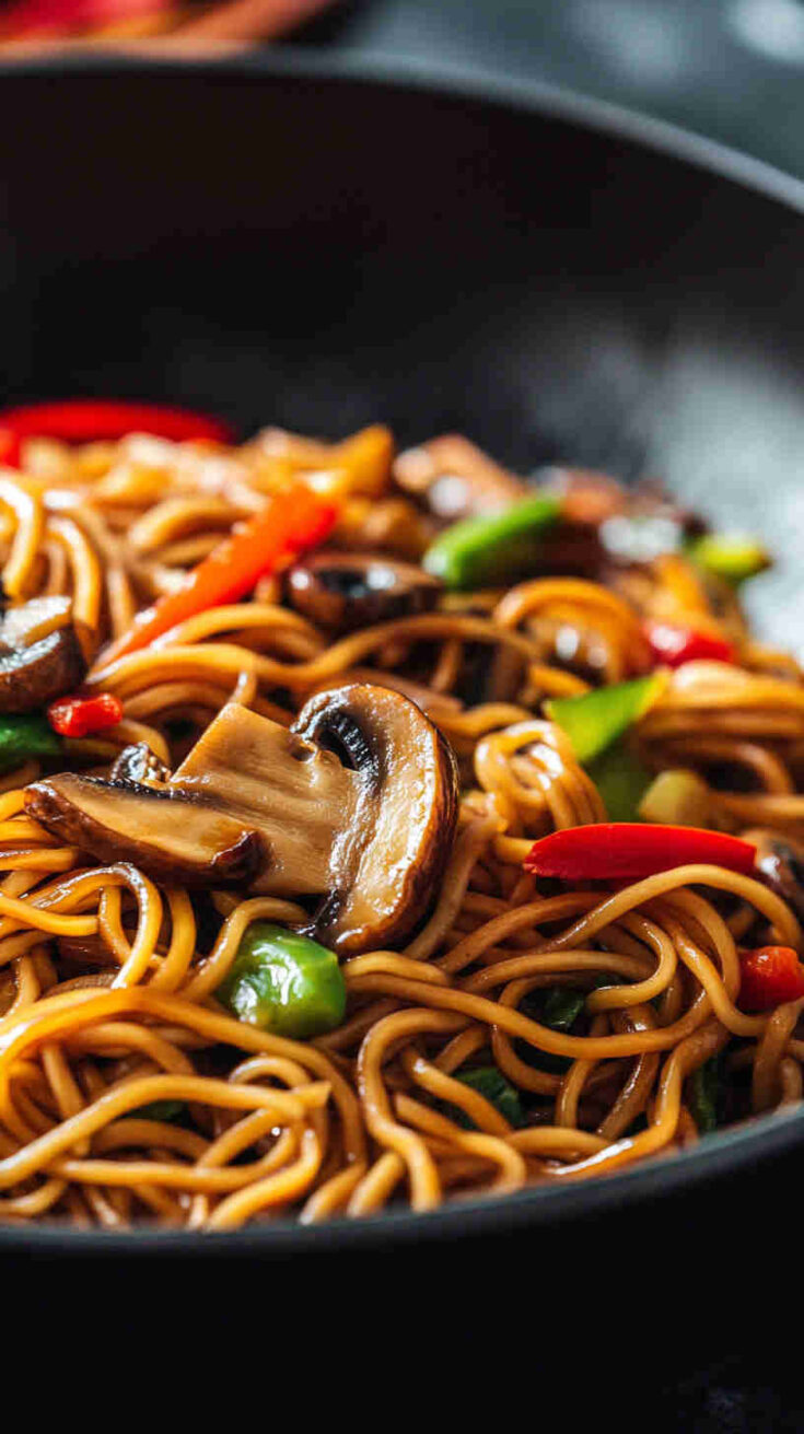 Asian Mushroom Lo Mein Recipe