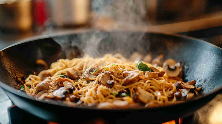 Asian Mushroom Lo Mein Recipe