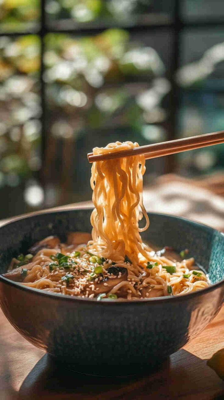 Asian Sesame Mushroom Ramen Recipe