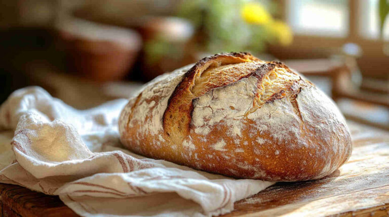 Authentic Pane Toscano – Traditional Saltless Bread