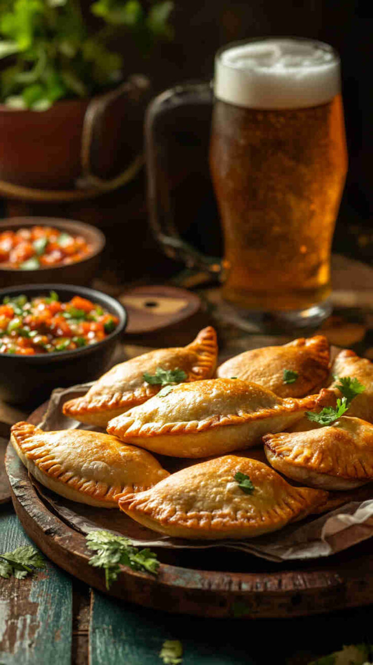 Beef Empanadas with Spicy Salsa