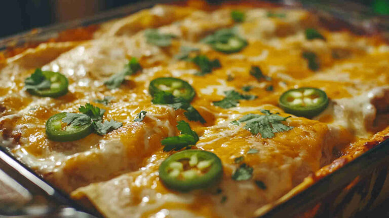 Beef Enchiladas with Sour Cream Sauce