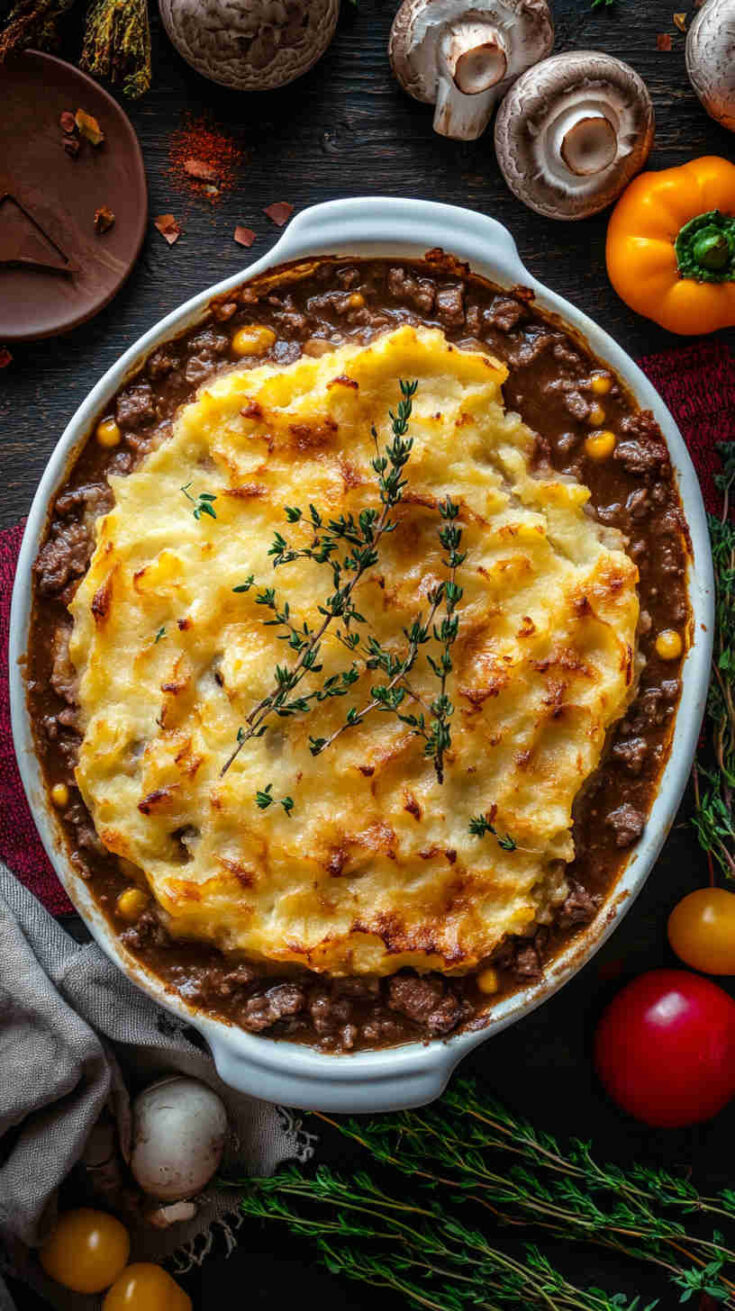 Beef and Mushroom Shepherd’s Pie – Comfort Food Recipe