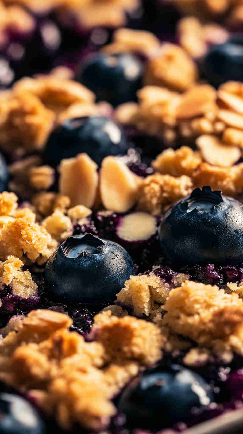 Blueberry Crumble Cake with Yellow Cake Mix