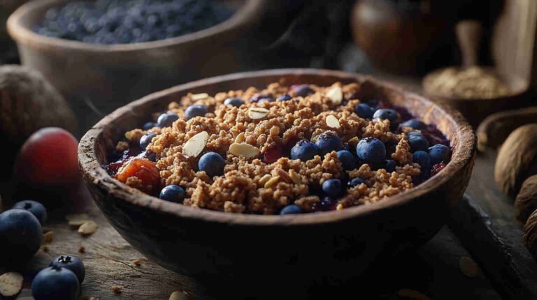 Blueberry Almond Crumble Recipe
