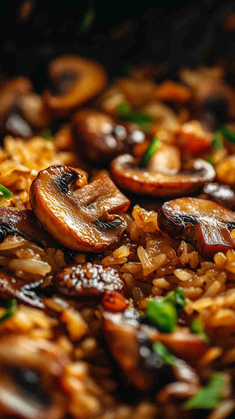 Budget Mushroom Fried Rice Recipe