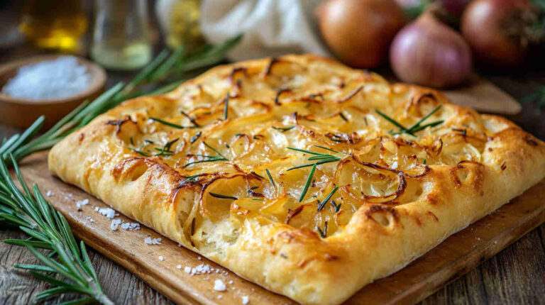 Caramelized Onion Focaccia Bread