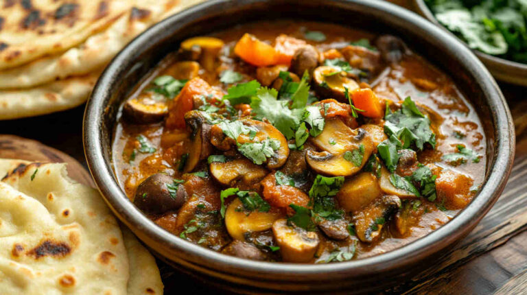 Cheap Mushroom Tomato Curry Recipe