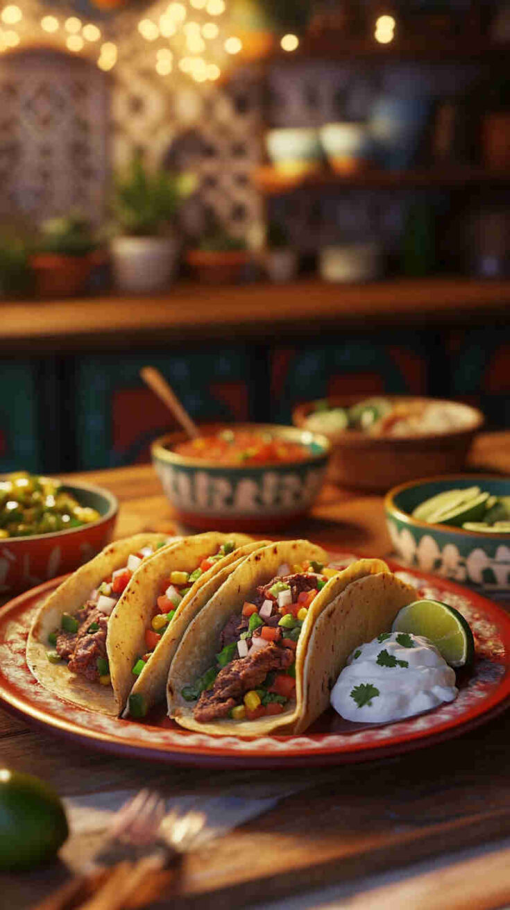 Classic Beef Tacos with Homemade Salsa Recipe