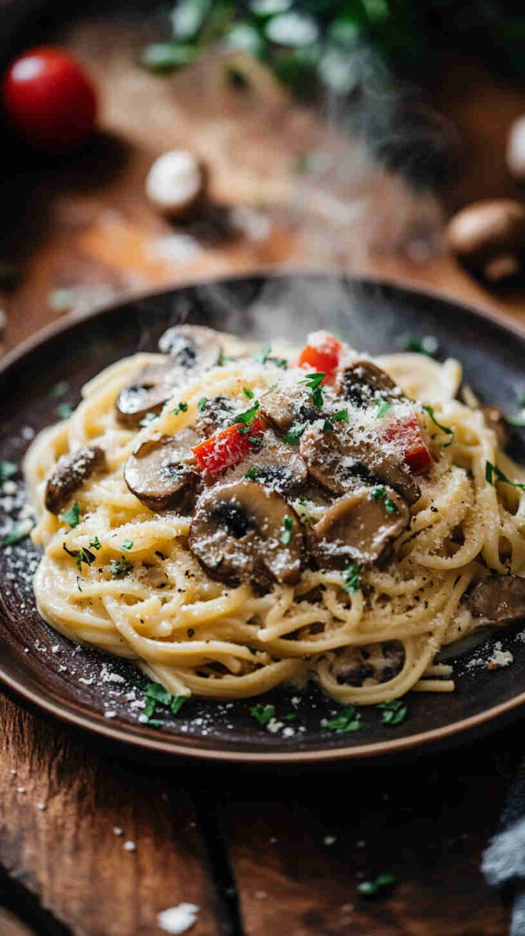 Creamy Mushroom Pasta on a Budget Recipe