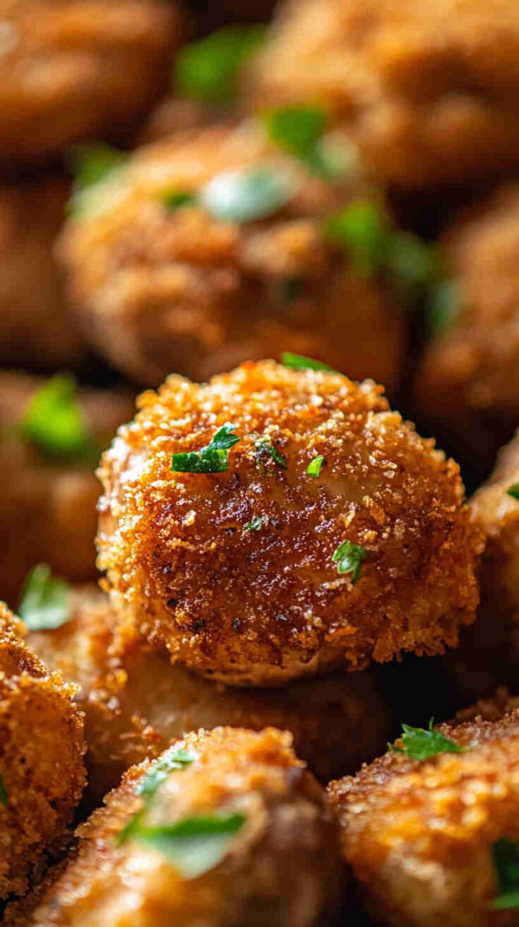Crispy Air Fryer Breaded Mushrooms Recipe