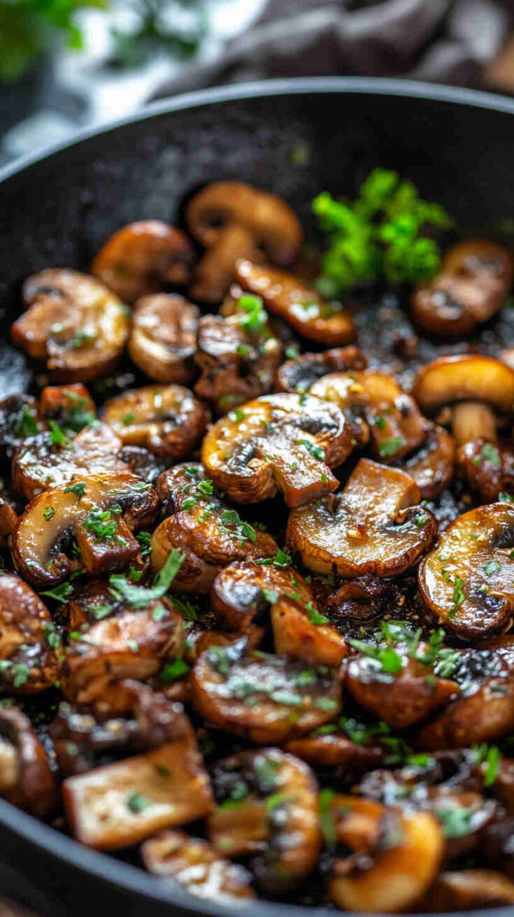 Crispy Pan-Fried Mushrooms on a Budget Recipe